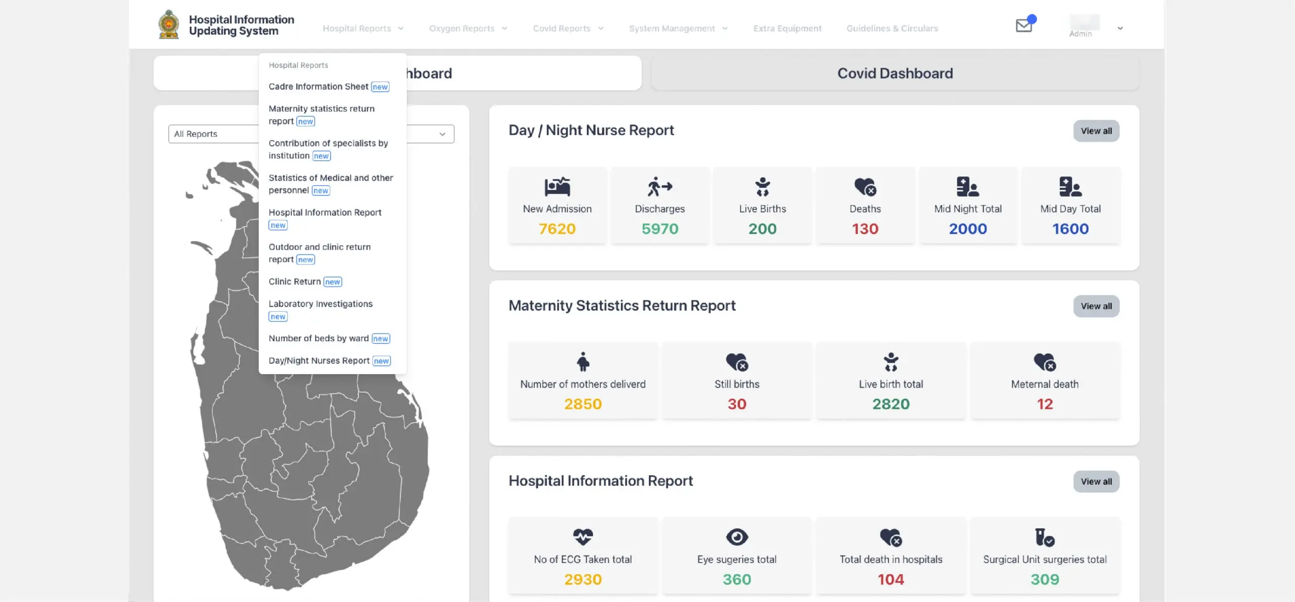 Hospital Information Updating System (HIUS) Project Completion