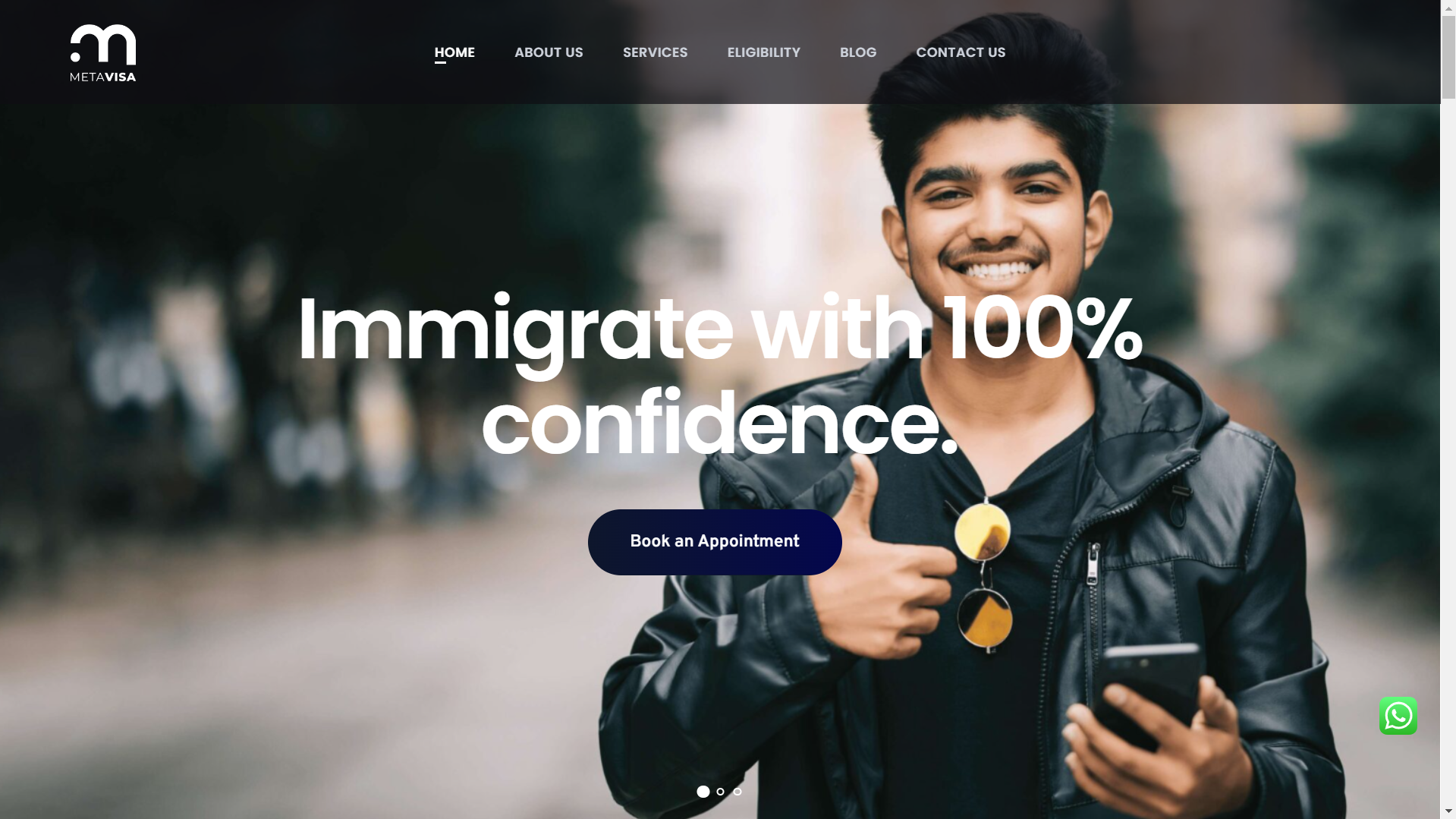 Web Designing & Development Services For MetaVisa Dubai